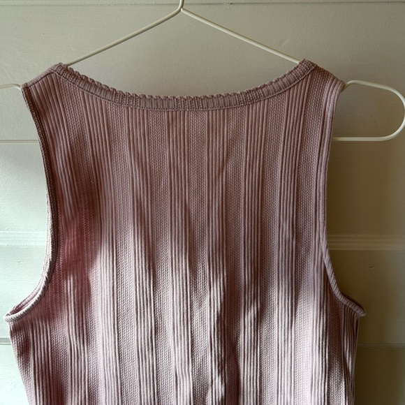 NWT Rouje Lilac Ribbed Tank Top - Picture 2 of 9